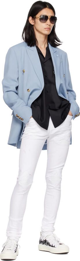 AMIRI White Stars Court Sneakers - Picture 4