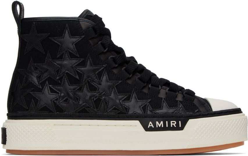 AMIRI Black Stars Court Sneakers - Picture 5