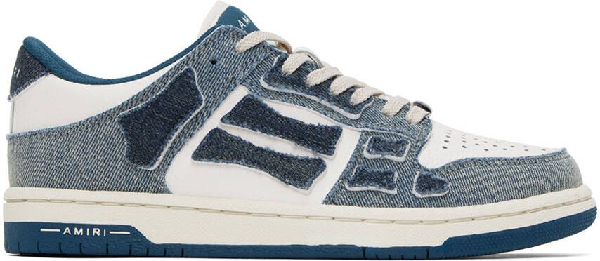 AMIRI Blue Skel Top Low Sneakers - Picture 5