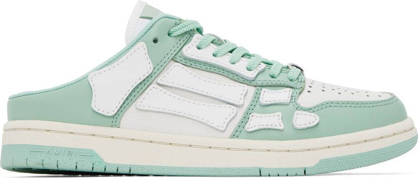 AMIRI Green Skel Top Mules - Picture 2