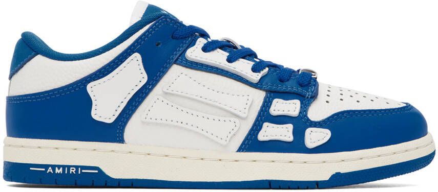 AMIRI Kids Blue & White Skel Sneakers