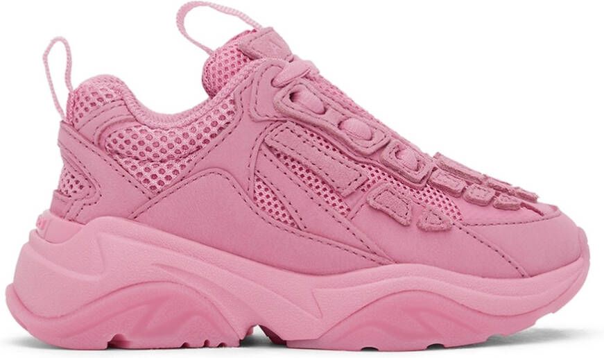 AMIRI Kids Pink Bone Runner Sneakers - Picture 5