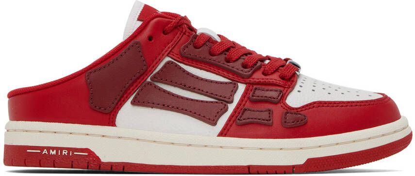 AMIRI Red Skel Top Mules - Picture 4