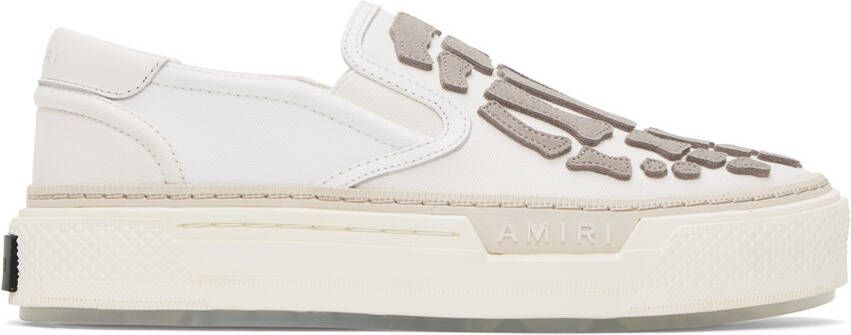 AMIRI Taupe Skel Top Sneakers - Picture 4