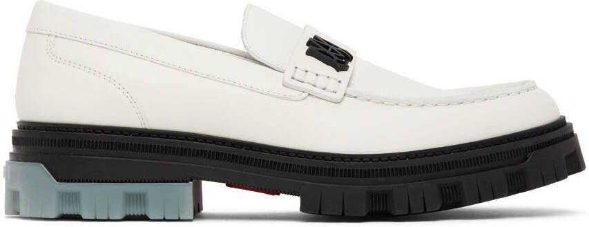 AMIRI White Military Loafers
