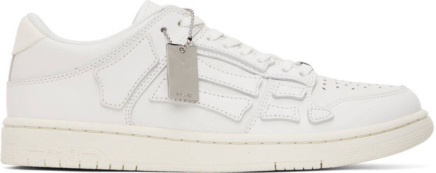 AMIRI White Skel Top Low Sneakers - Picture 5