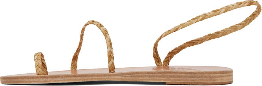Ancient Greek Sandals Beige Eleftheria Sandals - Picture 3