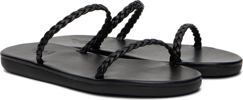 Ancient Greek Sandals Black Aprilia Sandals - Picture 2