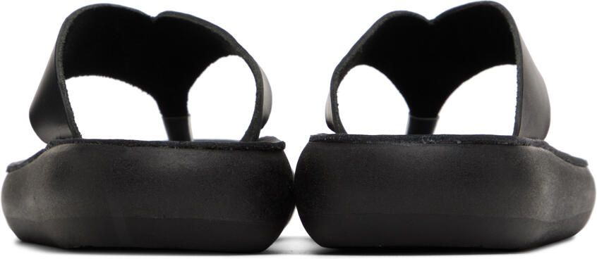 Ancient Greek Sandals Black Charys Comfort Sandals