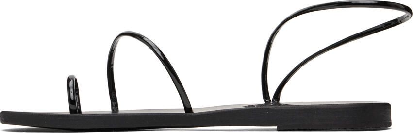 Ancient Greek Sandals Black Chora Sandals - Picture 3