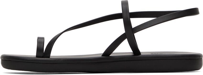 Ancient Greek Sandals Black Euterpe Sandals - Picture 3