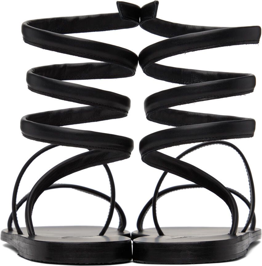 Ancient Greek Sandals Black Ofis Sandals