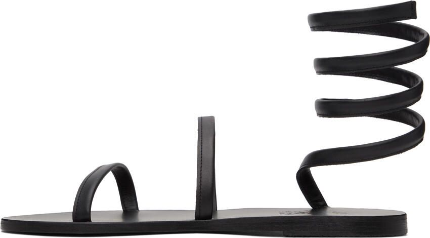 Ancient Greek Sandals Black Ofis Sandals - Picture 3