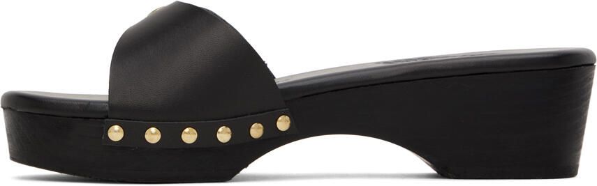 Ancient Greek Sandals Black Omia Clogs - Picture 4