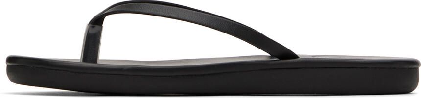 Ancient Greek Sandals Black Flip Flop Sandals - Picture 7