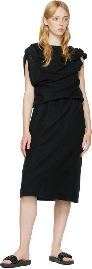 Ancient Greek Sandals Black Scrunchie Taygete Sandals - Picture 3