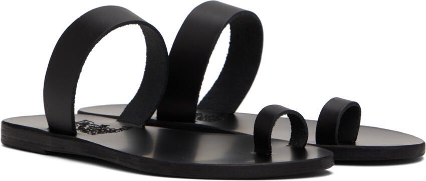 Ancient Greek Sandals Black Thalia Sandals - Picture 2