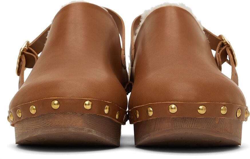 Ancient Greek Sandals Brown Classic Closed Clogs - Picture 2