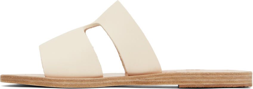 Ancient Greek Sandals Off-White Apteros Sandals - Picture 3