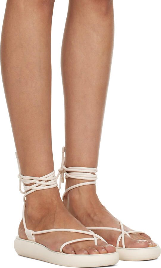 Ancient Greek Sandals Off-White Diakopes Comfort Sandals