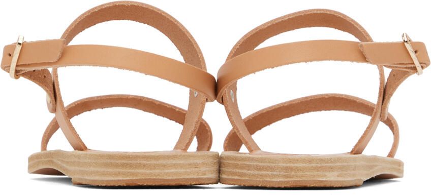 Ancient Greek Sandals Black Clio Sandals