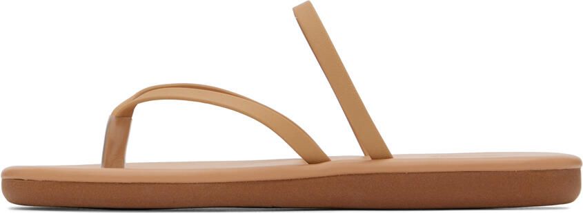 Ancient Greek Sandals Tan Flip Flop Sandals - Picture 3