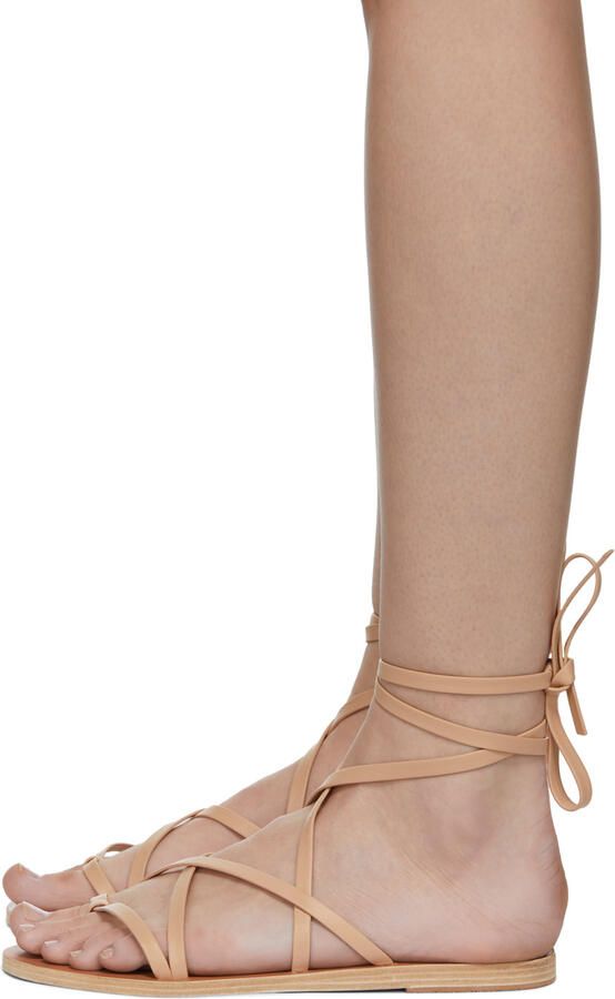 Ancient Greek Sandals Tan Morfi Sandals - Picture 2