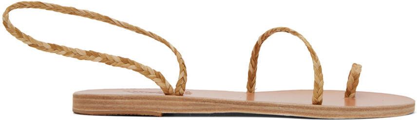 Ancient Greek Sandals Beige Eleftheria Sandals - Picture 4