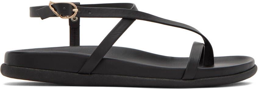 Ancient Greek Sandals Black Aimilia Sandals - Picture 5