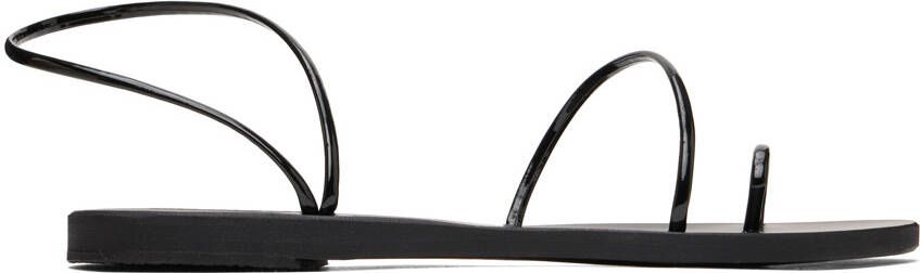 Ancient Greek Sandals Black Chora Sandals - Picture 5