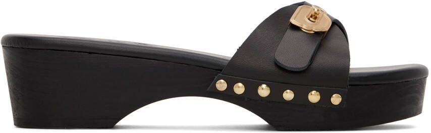 Ancient Greek Sandals Black Omia Clogs - Picture 5