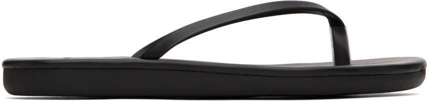 Ancient Greek Sandals Black Flip Flop Sandals - Picture 8