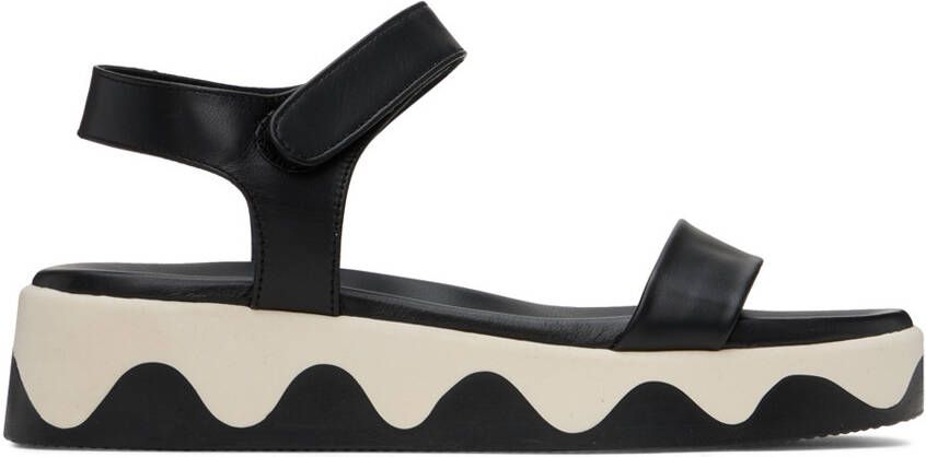 Ancient Greek Sandals Black Salamina Sandals - Picture 4