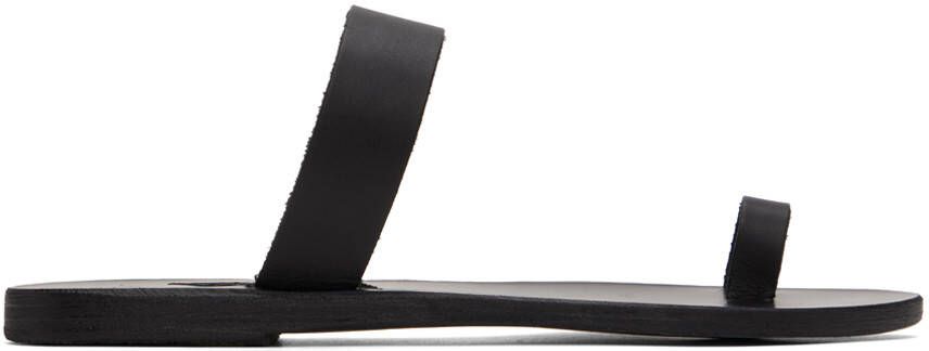 Ancient Greek Sandals Black Thalia Sandals - Picture 3