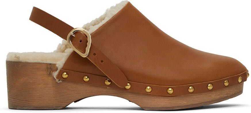 Ancient Greek Sandals Brown Classic Closed Clogs - Picture 5