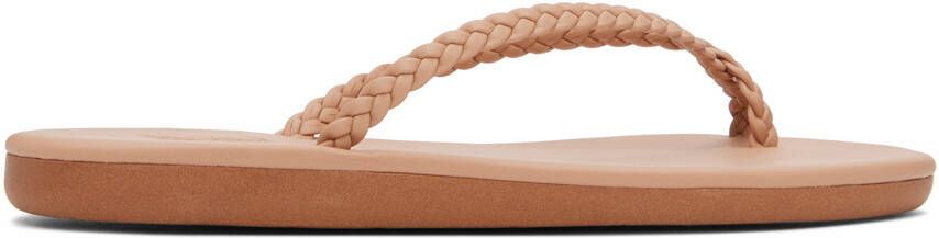 Ancient Greek Sandals Tan Ioulia Sandals - Picture 5