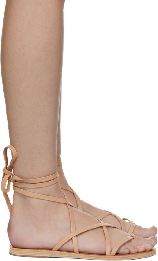 Ancient Greek Sandals Tan Morfi Sandals - Picture 5