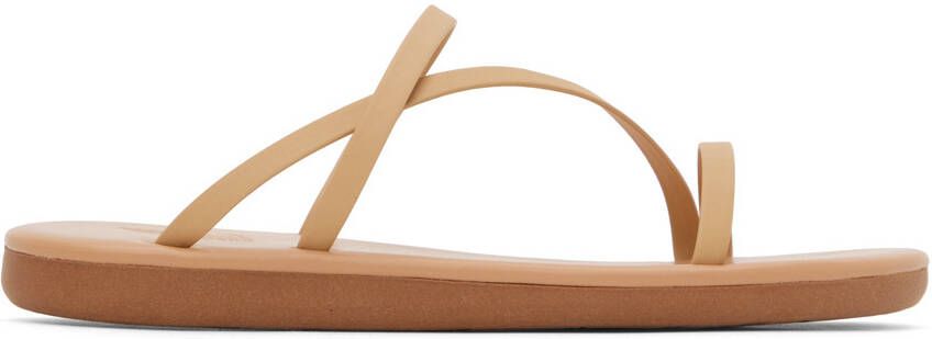 Ancient Greek Sandals Tan Parthena Sandals - Picture 5