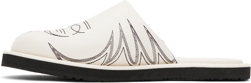 Andersson Bell Off-White Western Mules - Picture 4
