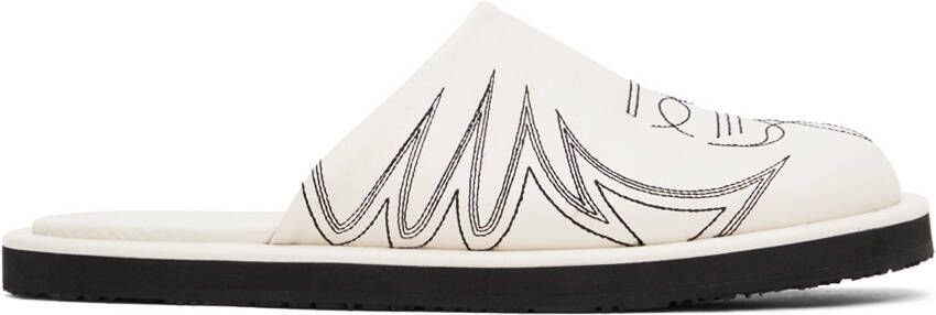 Andersson Bell Off-White Western Mules - Picture 5