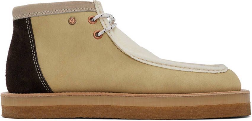 Andersson Bell White & Beige Credose Desert Boots - Picture 5