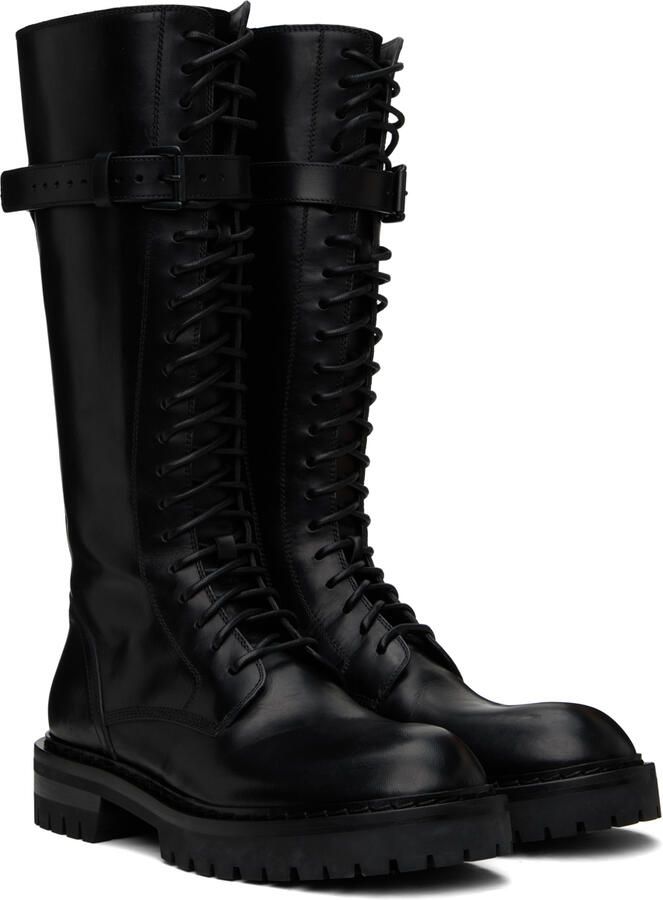 Ann Demeulemeester Black Alec High Boots