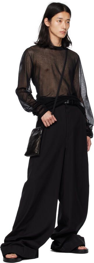 Ann Demeulemeester Black Henri Sandals - Picture 3