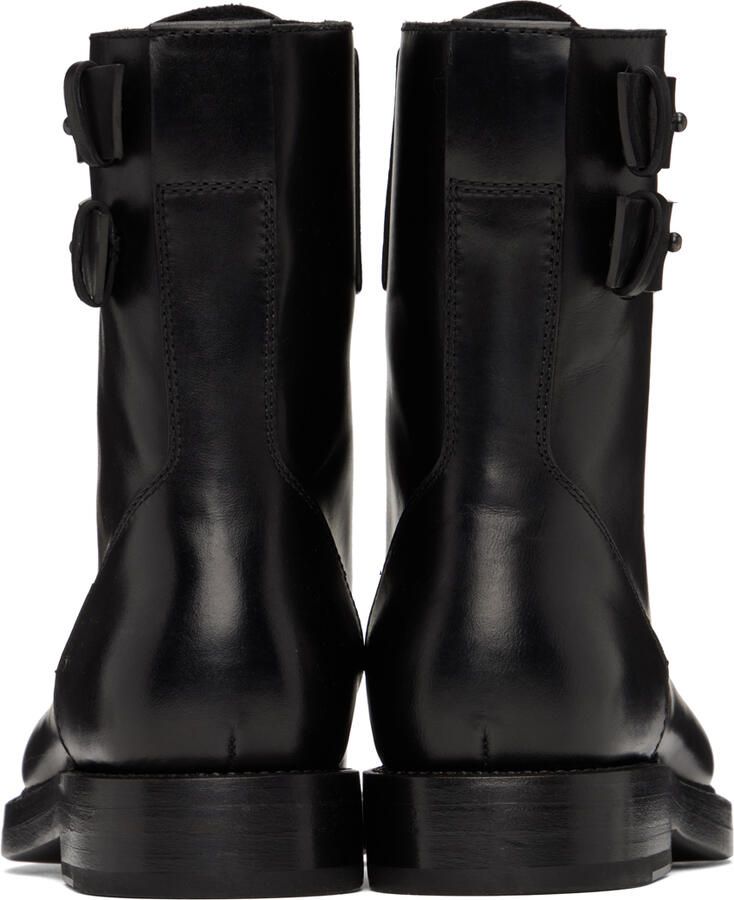 Ann Demeulemeester Black Jeroom Combat Boots