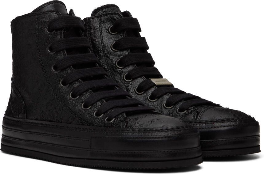 Ann Demeulemeester Black Raven Sneakers - Picture 2