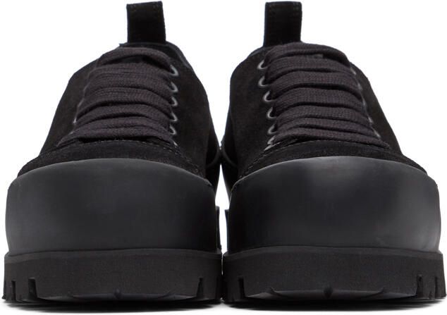 Ann Demeulemeester Black Suede Derbys - Picture 3