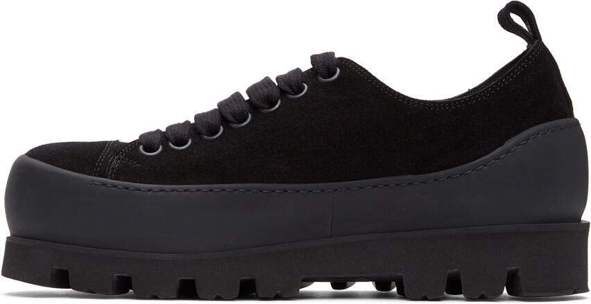 Ann Demeulemeester Black Suede Derbys - Picture 2