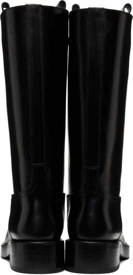 Ann Demeulemeester Leather Stein Boots - Picture 3