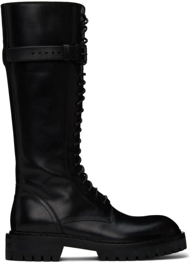 Ann Demeulemeester Black Alec High Boots - Picture 6