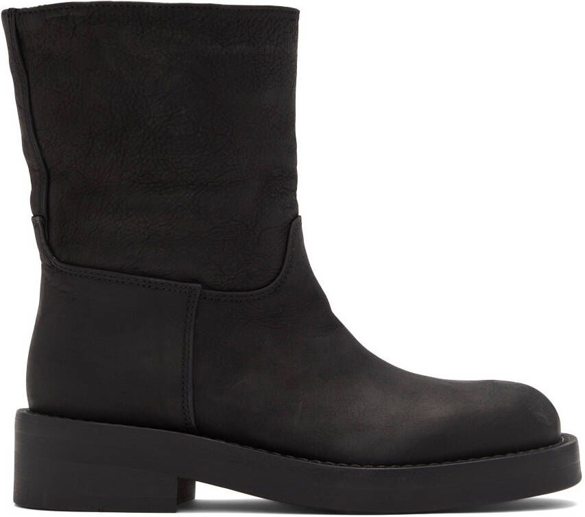 Ann Demeulemeester Black Billie Boots